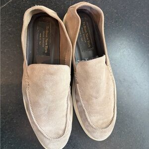 To Boot New York Men's Taupe Cassidy Suede Loafers Sz 10 made in Italy